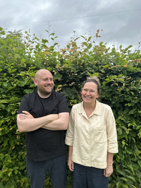 James Ferguson & Alethea Palmer, proprietors of The Kinneuchar Inn in Kilconquhar, Fife - The Good Food Guide's Best Local Restaurant in Scotland 2023.